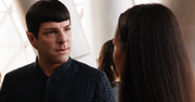 Spock at Kirk's party