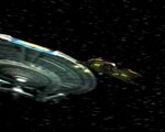 Alien science vessel attacked by Enterprise