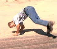 Stunt double for Robert Duncan McNeill VOY: "Future's End, Part II" (uncredited)