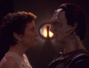 Kira Nerys and Dukat, 2373