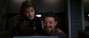 Troi and Riker, 2375