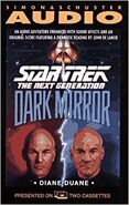 Dark Mirror audiobook cover, US cassette edition