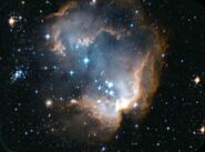 "Infant Stars in Nearby Galaxy" – NGC 602, Small Magellanic Cloud