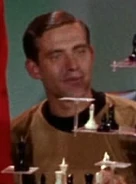 Tripulante USS Enterprise TOS: "The Man Trap", "The Naked Time", "Miri", "The Conscience of the King" (no acreditados)