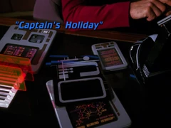 3x19 Captain's Holiday title card