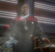 Sisko in temporal displacement