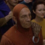 Bajoran monk, aide to Bareil