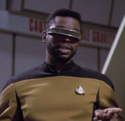 La Forge with beard