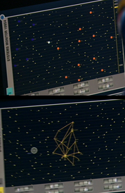 Sensor grid in relation to andorian and tellarite space