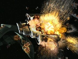 USS Defiant destroyed