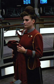 USS Enterprise-A yeoman with honor cord, 2287
