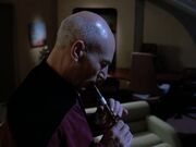 Picard playing Ressikan Flute