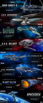 Star Trek Official Starships Collection banners