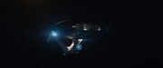 USS Enterprise-A going to warp, alternate reality