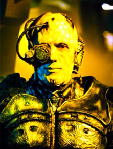 Avery as a Borg in "Regeneration"