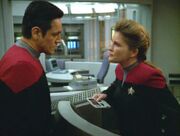 Kampf zwischen Janeway und Chakotay