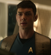 T'Pring en el cuerpo de Spock en 2259