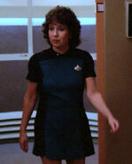 Enterprise-D science officer TNG: "The Neutral Zone" (uncredited)