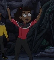 Mariner with double middle finger