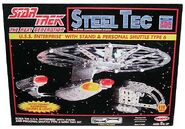 Steel Tec USS Enterprise-D and Type-6 shuttlecraft