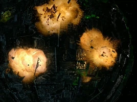 Sphere 634 begins to explode