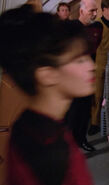 In a corridor Played by an unknown actress (TNG: "11001001")