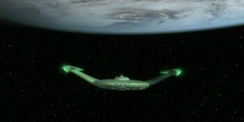 Romulan bird-of-prey, ENT-forward