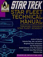 The Federation-class on the reprinted cover of the Star Fleet Technical Manual