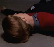 Christine Anne Baur, Cathexis.jpg (34 KB) Stunt double for Kate Mulgrew VOY: "Cathexis" (uncredited)