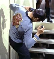 Neural parasite attacks Spock