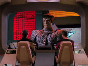 Romulan commander viewscreen 2366