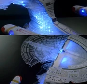 The Official Star Trek The Next Generation Build the Enterprise-D close-up of the model