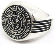 Starfleet Academy ring reproduction from Star Trek (2009)