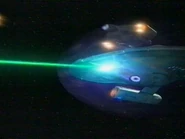 Schutzschild wird getroffen