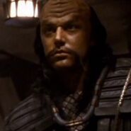 Klingon officer Star Trek VI: The Undiscovered Country (uncredited)