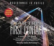 First Contact novelization audiobook cover, CD edition