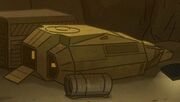 Pakled shuttle landed