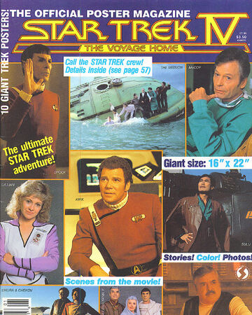 Star Trek Iv The Voyage Home The Official Poster Magazine Memory Alpha Fandom