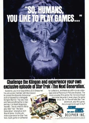 A Klingon Challenge advert