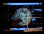 Chakotay's shuttle's projected course