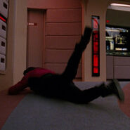 Stunt double for Jonathan Frakes TNG: "The Best of Both Worlds" (uncredited)