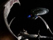 Galaxy class docked at DS9