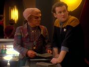 O'Brien sagt Quark die Zukunft voraus
