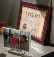 Patricia O'Malley's photo and diploma.jpg (225 KB) Patricia F. O'Malley (photograph) ENT: "Storm Front, Part II" (uncredited)