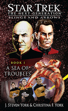 Cover of book 1, A Sea of Troubles
