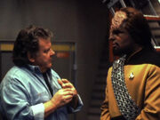 Cliff Bole and Michael Dorn