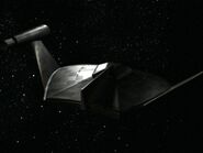 Romulan bird-of-prey, CG TOS-aft-dorsal