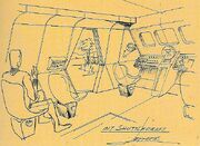 Class F shuttlecraft interior sketch