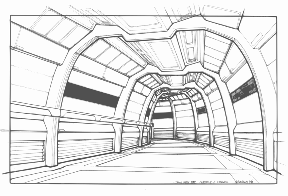 Sovereign class corridor (sketch)