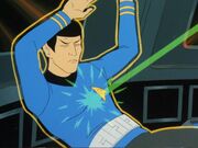 Spock hit by ABDS